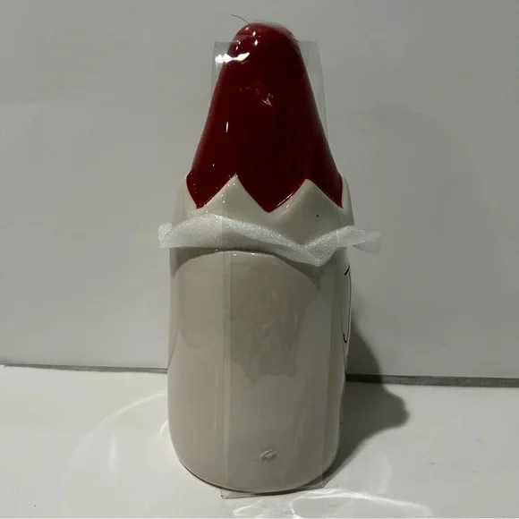 Rae Dunn Jingle Bells Mug with Topper